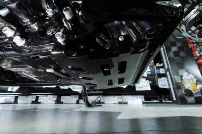Runstock CNC Aluminum Skid Plate for Harley Touring 2023.5 2024 2025 – Engine Protection Guard
