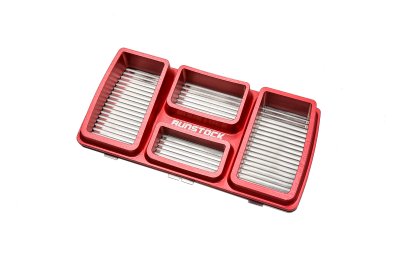 Runstock-Billet Airduct Radiator Cover, Touring M8 Gen2