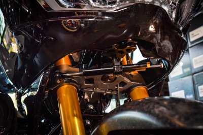 Runstock Öhlins Steering Damper Kit for Harley Road Glide 2014-2025 – Under Fairing Mount