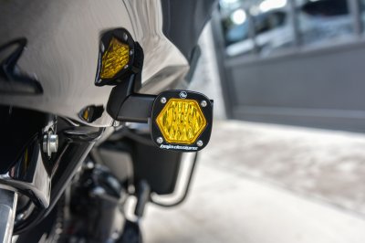 Runstock Baja S1 Turn Signal Adapter – Harley-Davidson Road Glide 2014–2023 (CNC Billet Mount Kit)