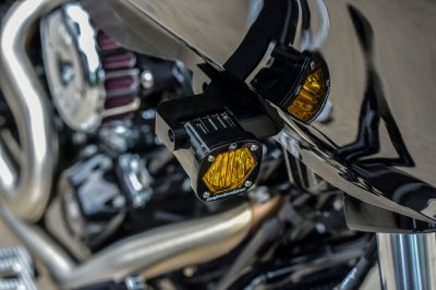 Runstock Baja S1 Turn Signal Adapter – Harley-Davidson Road Glide 2014–2023 (CNC Billet Mount Kit)