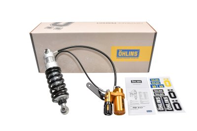 Öhlins Rear Shock for Harley Davidson Softail M8 – High-Performance Adjustable Suspension HD517