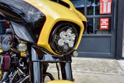 Runstock Baja LP6 Headlight Bracket for Harley-Davidson 2014+ Roadking and Street Glide