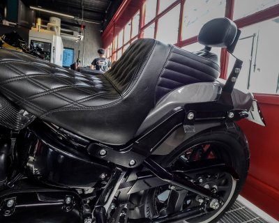 Runstock Billet CNC Subframe for Harley Softail M8 Fat Bob – Lightweight Performance Tail Section