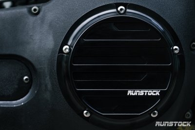 Runstock Pioneer Series Derby & Timing Cover Set for Harley-Davidson – CNC Billet Custom Design