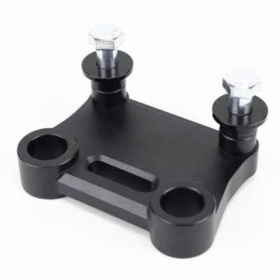 Runstock Riser Relocation Plate for Harley FL Touring – Stepback Handlebar Adapter Runstock Riser Relocation Plate for Harley FL Touring – Stepback Handlebar Adapter