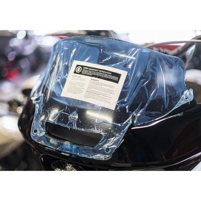 Klock Werks-Softail Lowrider ST Windshield – 6″ Dark Smoke