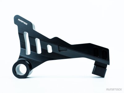 Runstock Universal Rear Radial Caliper Bracket – CNC Billet Adapter for Harley-Davidson All Models Runstock Universal Rear Radial Caliper Bracket – CNC Billet Adapter for Harley-Davidson All Models