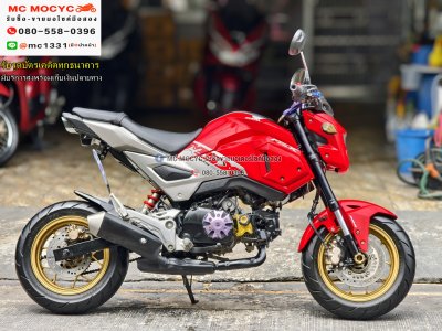 Msx sf รุ่นTop Abs 2018 รถบ้านแท้ไม่ใช่รถประมูล เครื่องท่อเดิมชุดสีสวย มีเล่มชุดโอนครบ  No1188