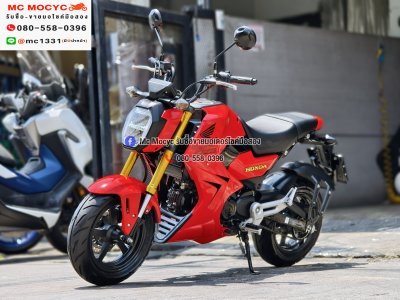 Grom 125 2024 เลขไมล์2000โล รถบ้านแท้มือเดียวไม่ใช่รถประมูล เครื่องท่อเดิมชุดสีสวย มีเล่มชุดโอนครบ No1379