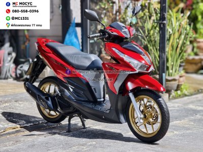 Click 125i 2018 วิ่ง10000โล รถบ้านแท้มือเดียว รุ่นTop เครื่องท่อเดิมสีสวย No1451