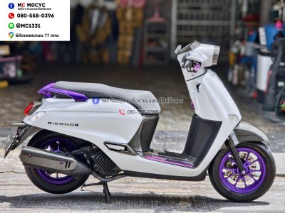 ⭐รถเข้าใหม่⭐ Giorno Plus 2024 รุ่นTOP ABS รถบ้านแท้มือเดียว ของแต่งหมดเป็นแสน No1459