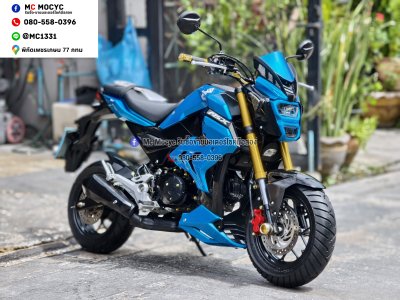 MSX SF 125 2018 รถบ้านแท้มือเดียวไม่ใช่รถประมูล เครื่องท่อเดิม มีเล่มชุดโอนครบ No1481