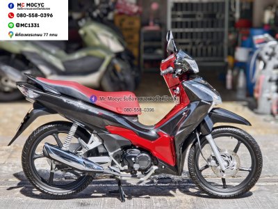 Wave 125i 2024 วิ่ง8000โล รุ่นTOPสตาดมือล้อแมค รถบ้านเครื่องดีสีสวย กุญแจบุคเซอวิสครบ No1486