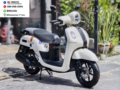 Fazzio 125 2026 รุ่นTOPกุญแจรีโมท รถรางวัลเลขไมล์0โลไม่ผ่านการใช้งาน เล่มเขียวชุดโอนครบ NO1497