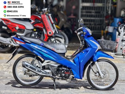 Wave 125i Led สตาดมือล้อCOM รถบ้านแท้มือเดียว เครื่องดีสีสวย ทะเบียนเลขสวย No1498