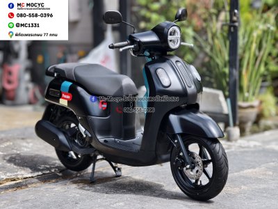 Fazzio 125 2025 รุ่นTOPกุญแจรีโมท เลขไมล์2000โล รถบ้านมือเดียว กุญแจบุคเซอวิสครบ NO1506