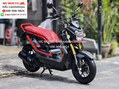 Zoomer x 2018 ไมล์ดิจิตอล รถบ้านแท้ไม่ใช่รถประมูล มีเล่มชุดโอนครบ No1508