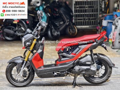 Zoomer x 2018 ไมล์ดิจิตอล รถบ้านแท้ไม่ใช่รถประมูล มีเล่มชุดโอนครบ No1508