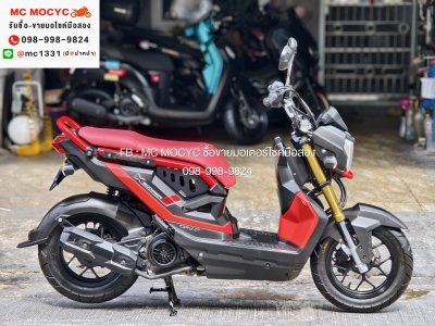 Zoomer x 2018 ไมล์ดิจิตอล รถบ้านแท้ไม่ใช่รถประมูล มีเล่มชุดโอนครบ No1508