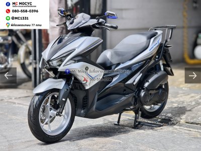 ⭐รถเข้าใหม่⭐ Aerox 2018 รุ่นTop ABS วิ่ง10000โล รถบ้านแท้เครื่องท่อเดิม เล่มเขียวชุดโอนครบ No1518