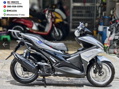 ⭐รถเข้าใหม่⭐ Aerox 2018 รุ่นTop ABS วิ่ง10000โล รถบ้านแท้เครื่องท่อเดิม เล่มเขียวชุดโอนครบ No1518