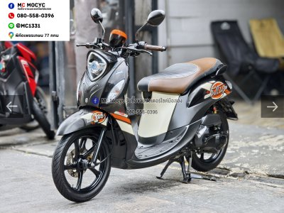 ⭐รถเข้าใหม่⭐ Fino 125i ตัวTopล้อแมค วิ่ง10000โล รถบ้านเครื่องเดิมๆ เล่มเขียวชุดโอนครบ NO1547