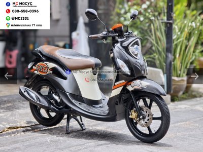 ⭐รถเข้าใหม่⭐ Fino 125i ตัวTopล้อแมค วิ่ง10000โล รถบ้านเครื่องเดิมๆ เล่มเขียวชุดโอนครบ NO1547