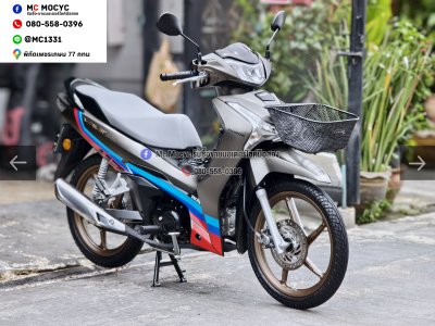 ⭐รถเข้าใหม่⭐ Wave 125i 2025 อายุรถ9เดือน วิ่ง400โล รุ่นTOPสุดกุญแจรีโมทสตาดมือล้อแมค เหมือนรถใหม่ป้ายแดง No1558