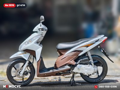 ⭐รถเข้าใหม่⭐ Click 110i 2011 รถบ้านแท้สภาพนี้หายากมาก1ในร้อย สวยจริงๆ ไมล์แท้1หมื่นโล เครื่องท่อเดิม เล่มเขียวชุดโอนครบ No.1570