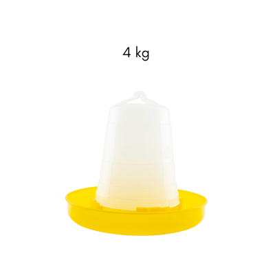 Yellow Lid Poultry Feeder 4 kg