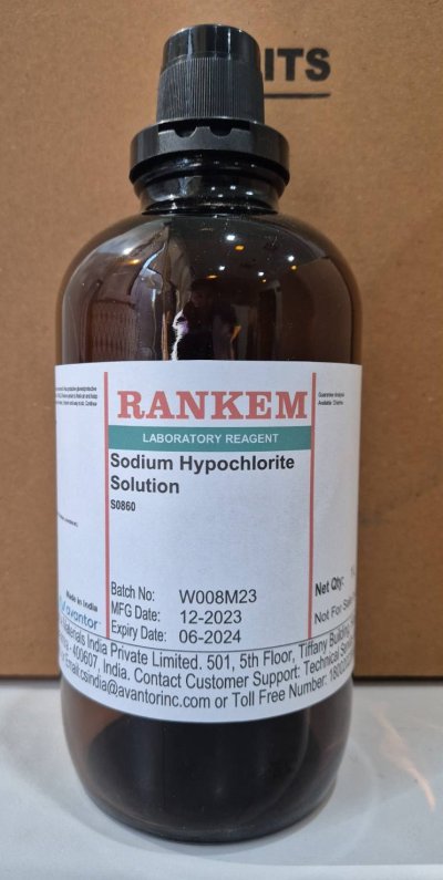 SODIUM HYPOCHLORITESOLUTION, LR  RANKEM®