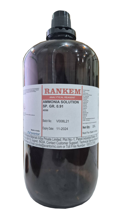 AMMONIA SOLUTION (Specific Gravity: 0.91) AR, RANKEM®