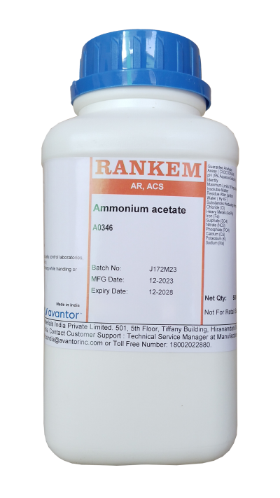AMMONIUM ACETATE  AR, ACS, RANKEM®
