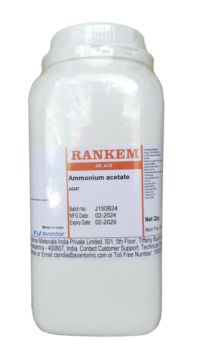 AMMONIUM ACETATE AR, ACS, RANKEM®