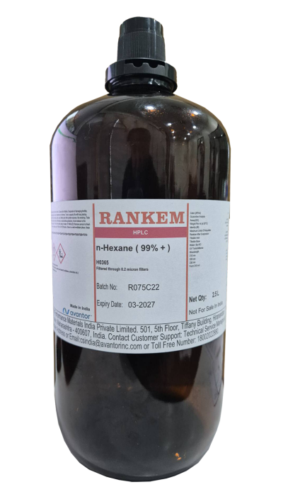 N-HEXANE (99%+) HPLC, RANKEM®