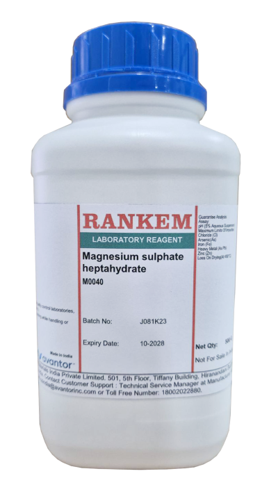 MAGNESIUM SULPHATE HEPTAHYDRATE LR, RANKEM®