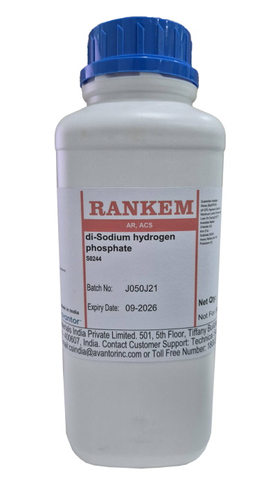 DI-SODIUM HYDROGEN PHOSPHATE AR, ACS, RANKEM®