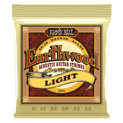 สายกีต้าร์โปร่ง Ernie Ball Earthwood Light 2004 (.011-.052)