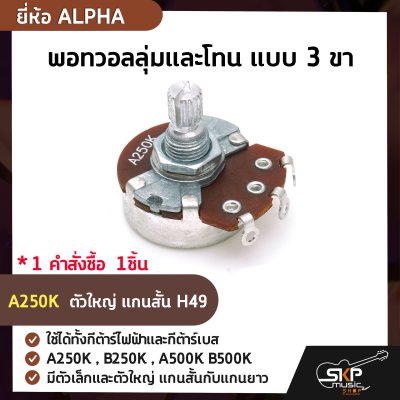 ALPHA A250K , B250K , A500K B500K