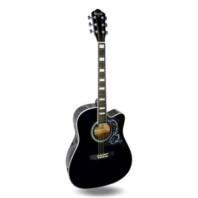 กีต้าร์โปร่ง 41 นิ้ว Kazuki DLKZ-41C แถม กระเป๋า , ปิ๊ก , เหล็กปรับคอ กีต้าร์โปร่ง 41 นิ้ว Kazuki DLKZ-41C แถม กระเป๋า , ปิ๊ก , เหล็กปรับคอ