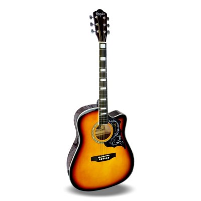 กีต้าร์โปร่ง 41 นิ้ว Kazuki DLKZ-41C แถม กระเป๋า , ปิ๊ก , เหล็กปรับคอ กีต้าร์โปร่ง 41 นิ้ว Kazuki DLKZ-41C แถม กระเป๋า , ปิ๊ก , เหล็กปรับคอ