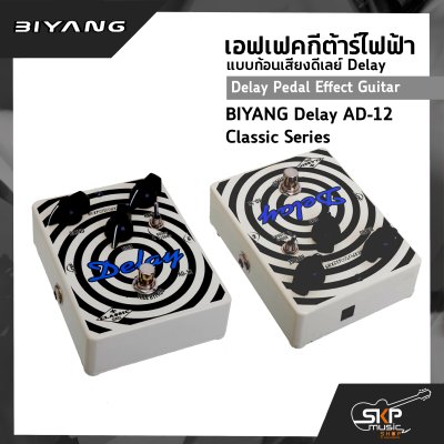 Delay Pedal Effect Guitar BIYANG Delay AD-12 Classic Series