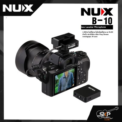 NUX B-10 Wireless Lavalier Microphone 2.4GHz