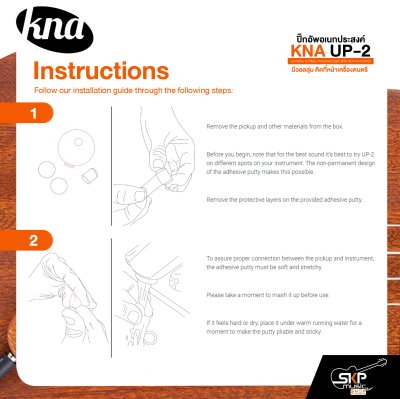 KNA UP-2 portable surface-mounted piezo with volume control