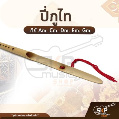 ปี่ภูไท มีคีย์ Am. Cm. Dm. Em. Gm.
