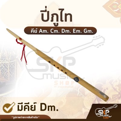 ปี่ภูไท มีคีย์ Am. Cm. Dm. Em. Gm.