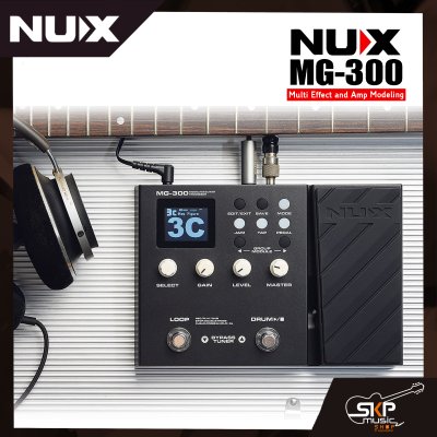 มัลติเอฟเฟคกีต้าร์ไฟฟ้า NUX MG-300 Multi Effect and Amp Modeling สินค้าใหม่แท้ รับประกัน 1 ปี แถมอเด็ปเตอร์และคู่มือ