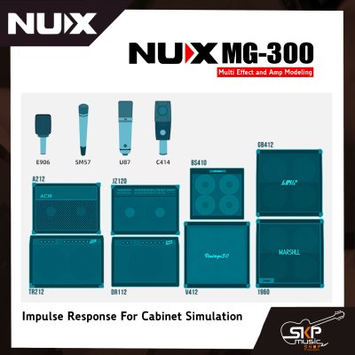 มัลติเอฟเฟคกีต้าร์ไฟฟ้า NUX MG-30 Multi Effect , Amp Modeling , Samples IR , USB Recording สินค้าใหม่แท้ รับประกัน 1 ปี  แถมอเด็ปเตอร์ , Foot Switch , คู่มือ