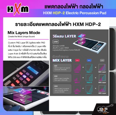 HXM HDP-2 Electric Percussion Pad